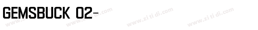 gemsbuck 02字体转换